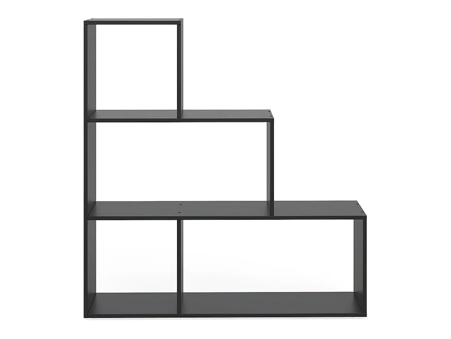 Estantería escalonada negro 116.8x29x123.2