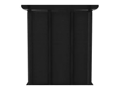 Estantería expositora 12 cubos Negro 103x30x141 cm Tela