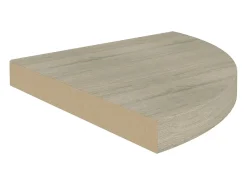 Estantería flotante de esquina roble 35x35x3,8 cm MDF