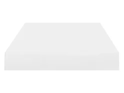 Estantería flotante de pared 4 piezas Blanco Brillo 40x23x3,8 cm MDF