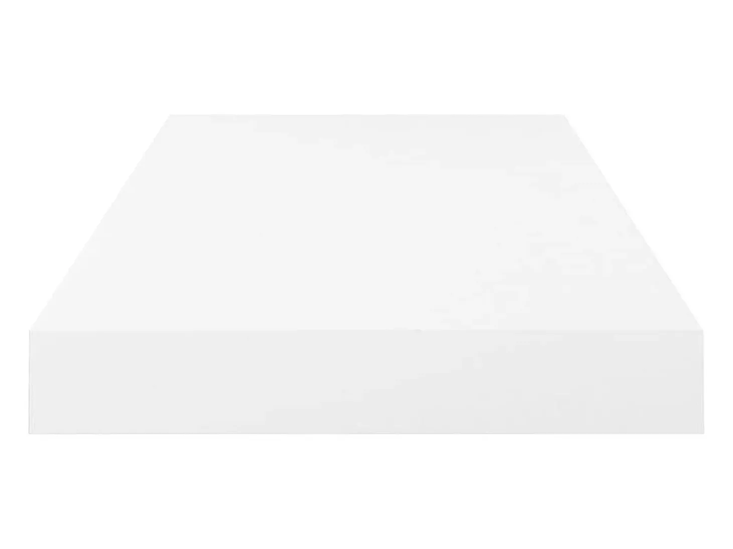 Estantería flotante de pared 4 piezas Blanco Brillo 50x23x3,8 cm MDF