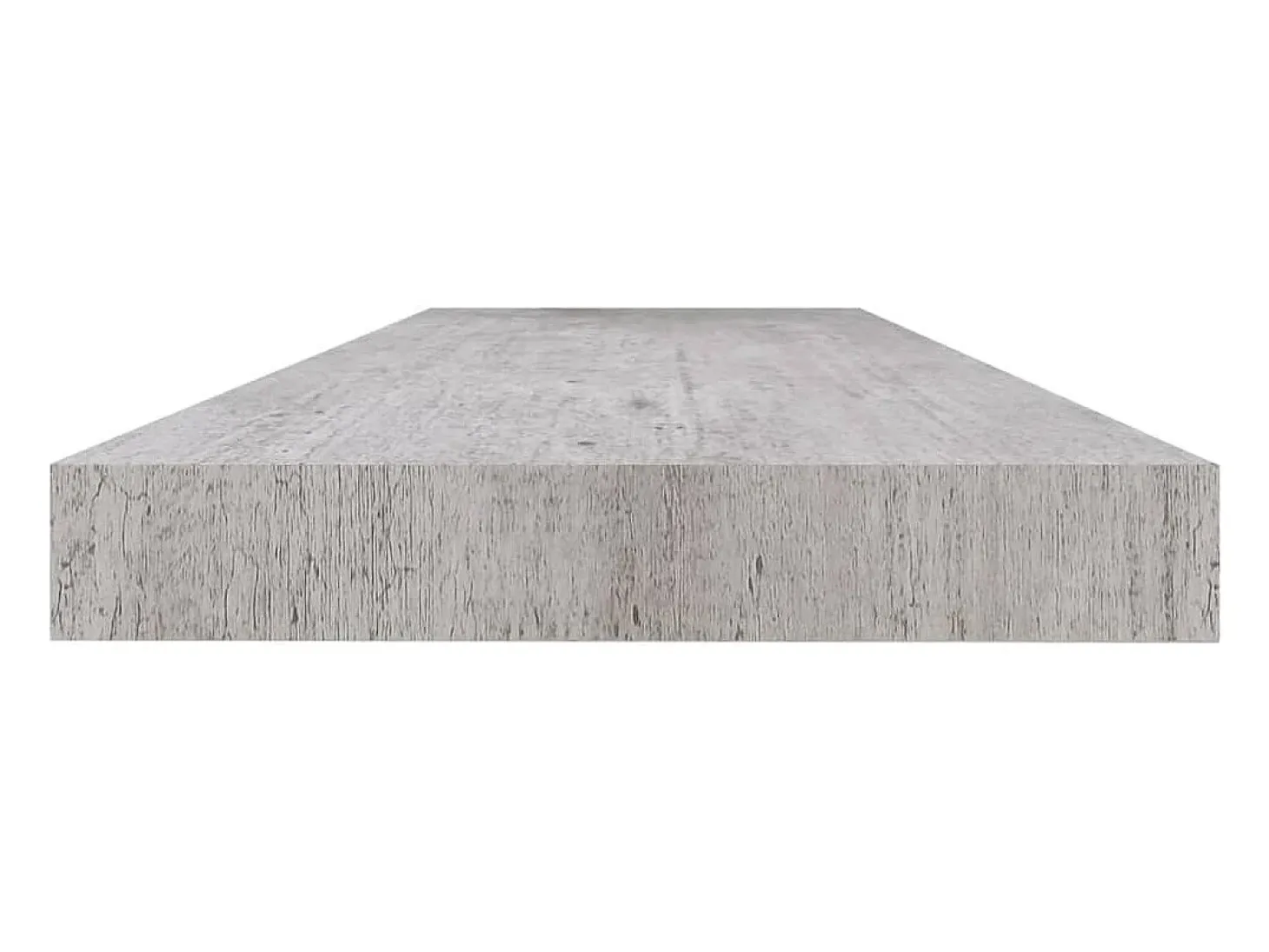 Estantería flotante de pared MDF gris hormigón 120x23,5x3,8 cm