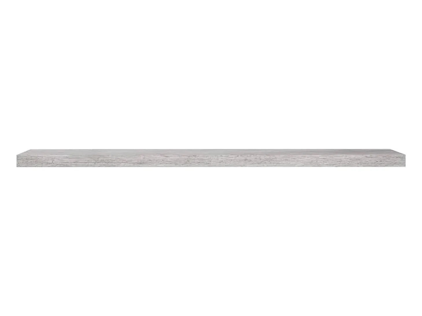 Estantería flotante de pared MDF gris hormigón 120x23,5x3,8 cm