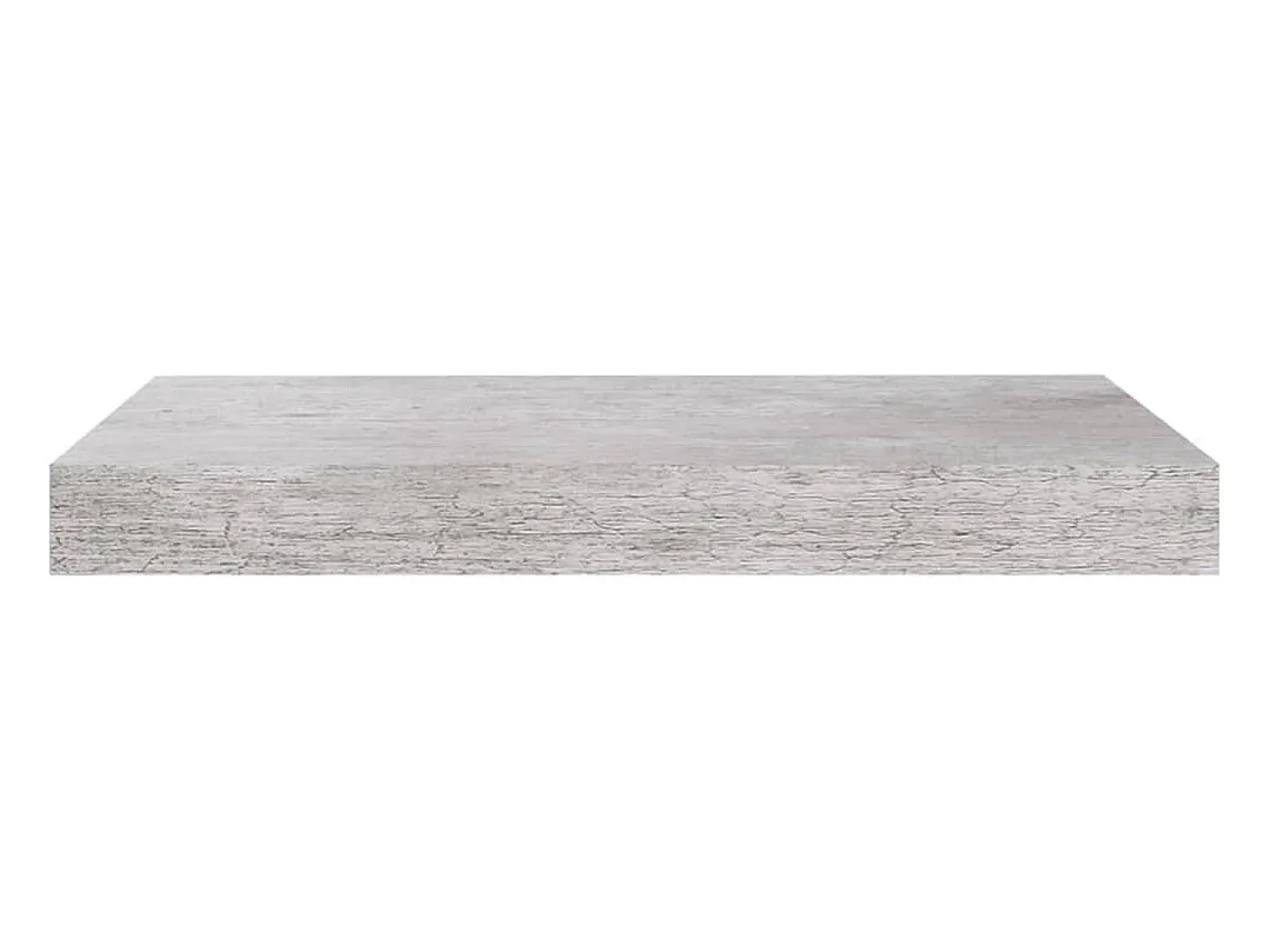 Estantería flotante de pared gris hormigón 40x23x3,8 cm MDF