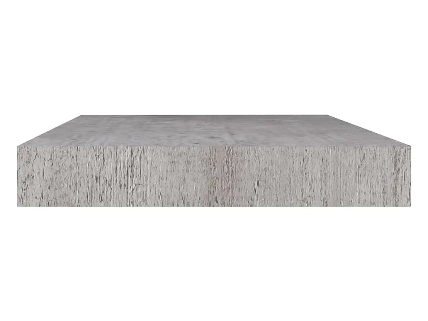 Estantería flotante de pared gris hormigón 40x23x3,8 cm MDF