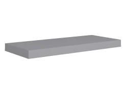 Estantería flotante de pared gris 60x23,5x3,8 cm MDF