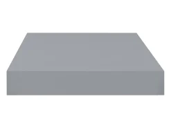 Estantería flotante de pared gris 40x23x3,8 cm MDF