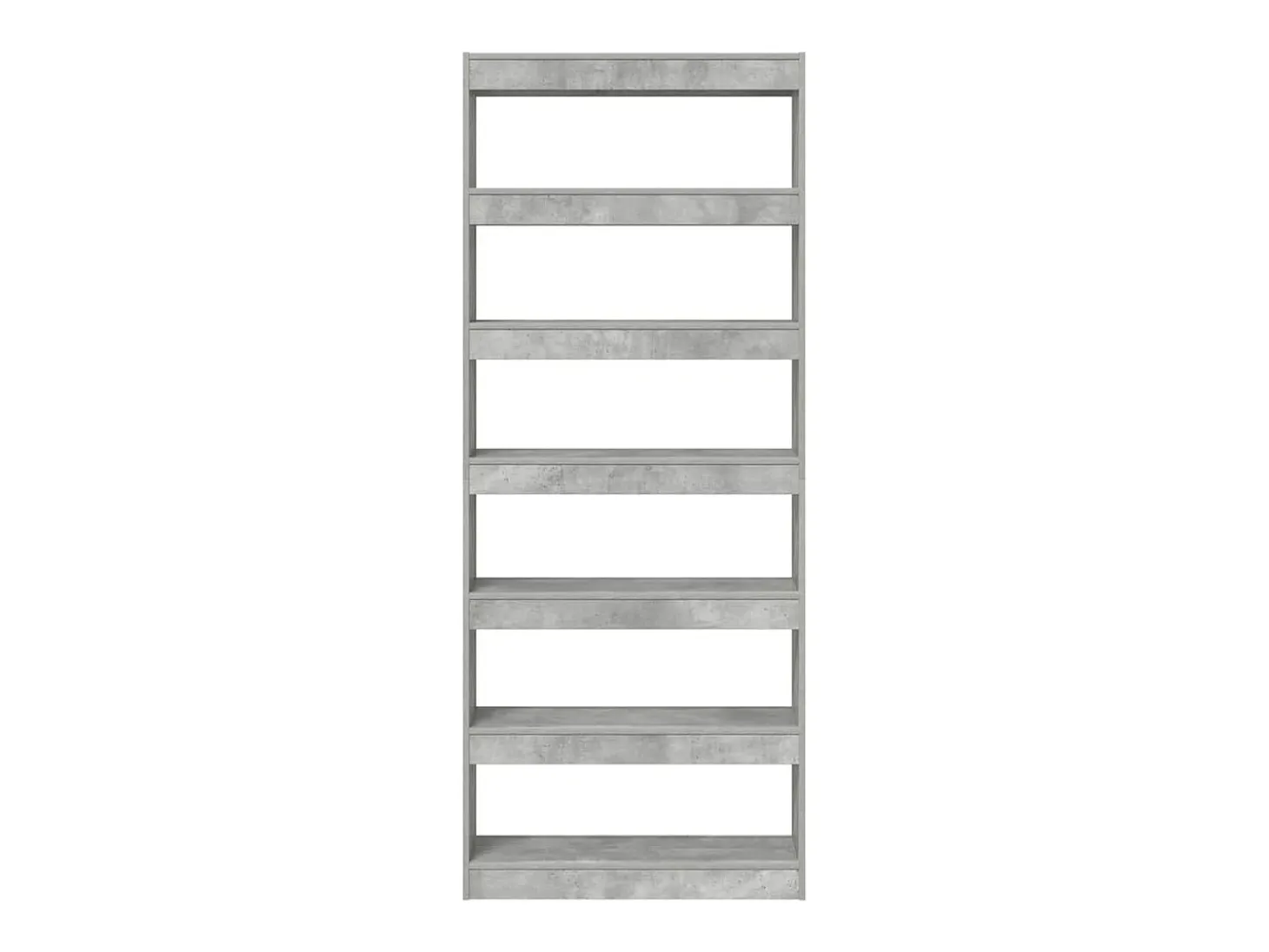 Estantería Gris hormigón 80 x 30 x 198 cm Madera contrachapada