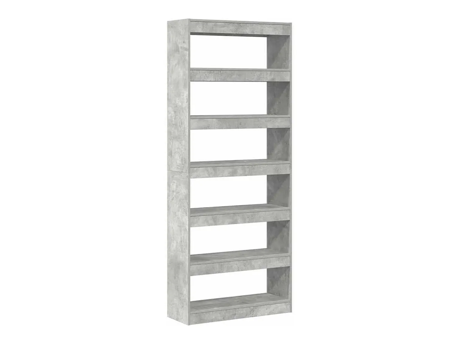 Estantería Gris hormigón 80 x 30 x 198 cm Madera contrachapada