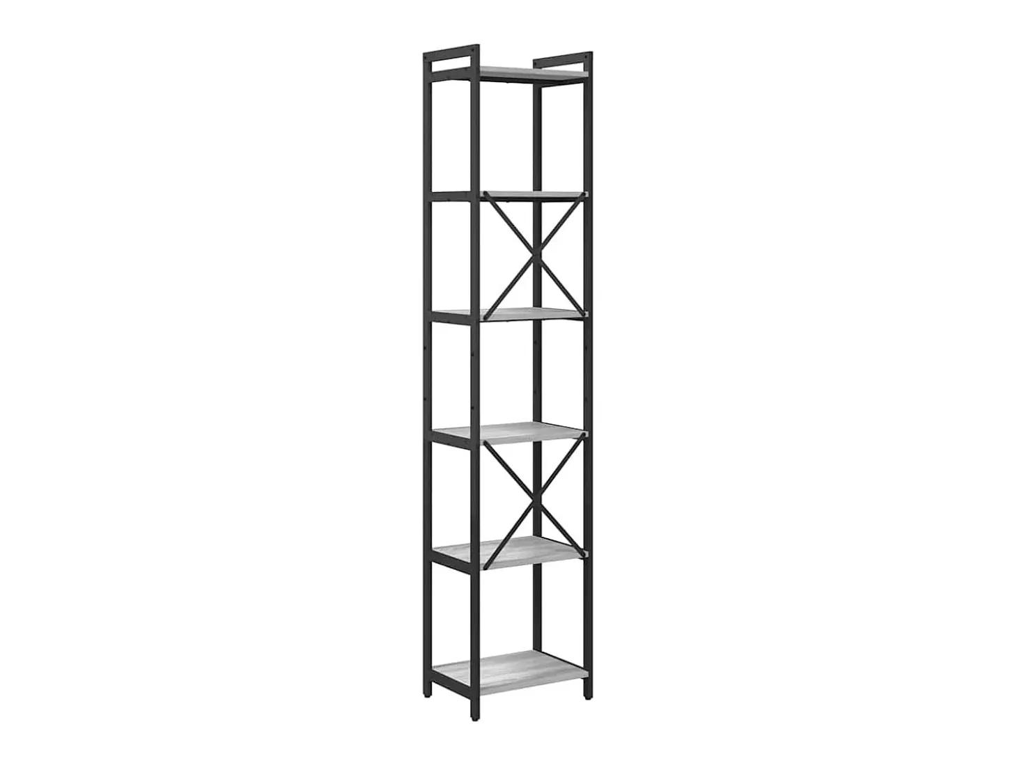 Estantería Gris sonoma 40 x 30 x 188 cm Madera contrachapada