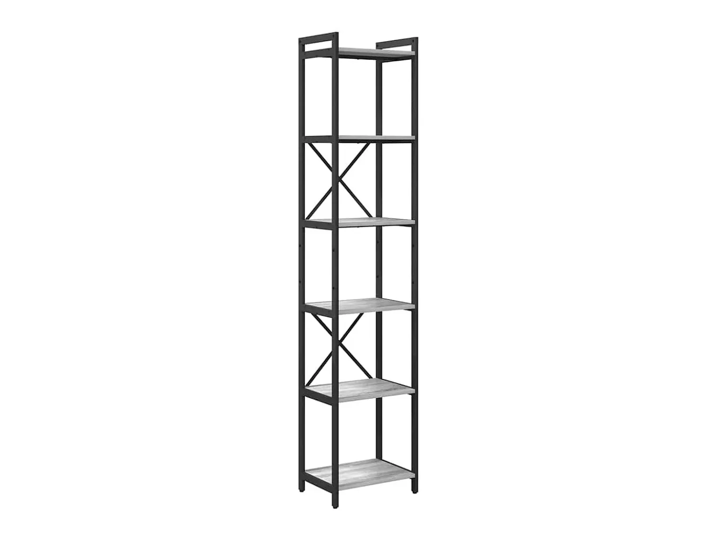 Estantería Gris sonoma 40 x 30 x 188 cm Madera contrachapada