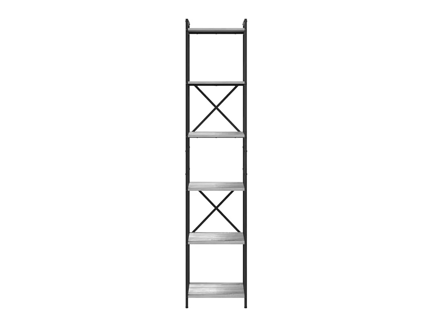 Estantería Gris sonoma 40 x 30 x 188 cm Madera contrachapada