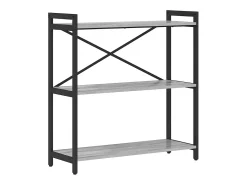 Estantería Gris sonoma 80 x 30 x 83 cm Madera contrachapada
