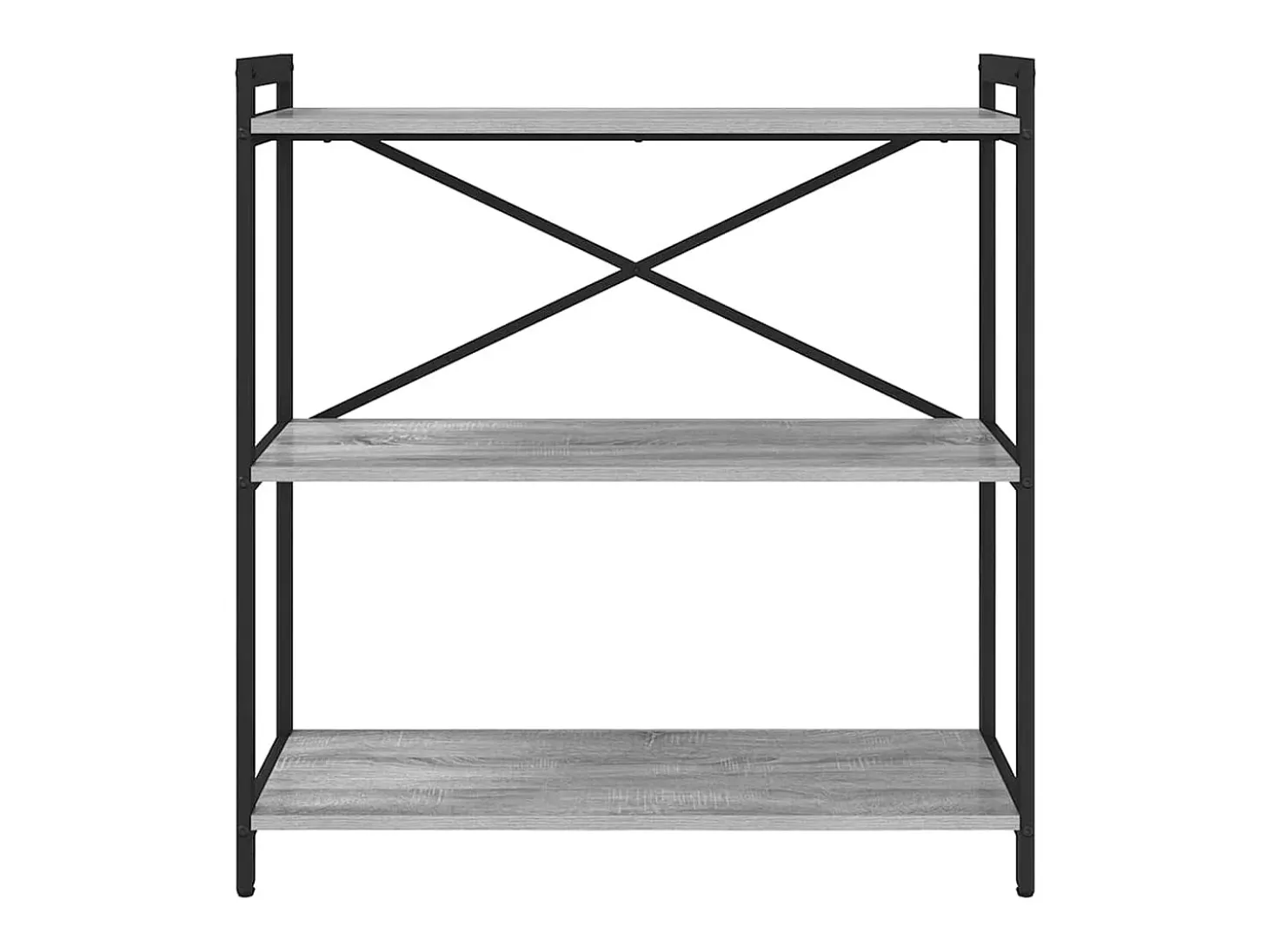 Estantería Gris sonoma 80 x 30 x 83 cm Madera contrachapada