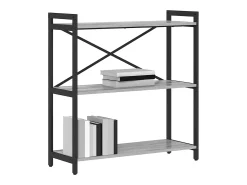 Estantería Gris sonoma 80 x 30 x 83 cm Madera contrachapada