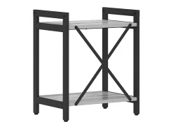 Estantería Gris sonoma 40 x 30 x 48.5 cm Madera contrachapada