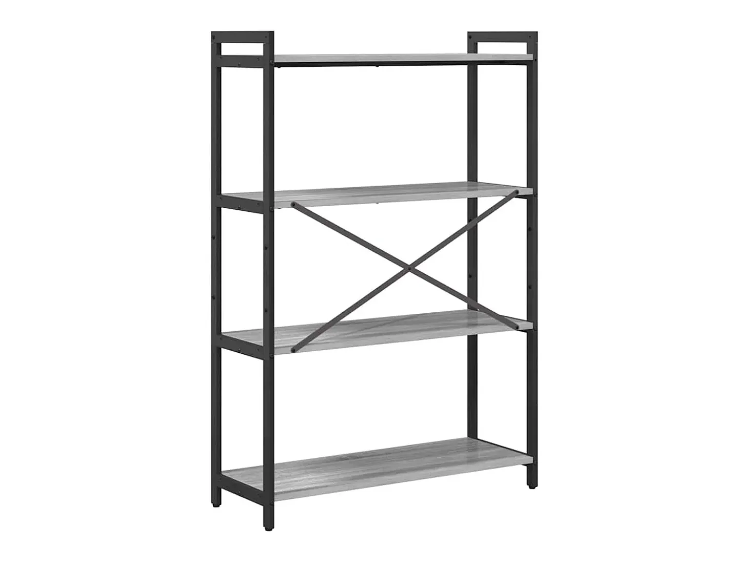 Estantería Gris sonoma 80 x 30 x 118 cm Madera contrachapada