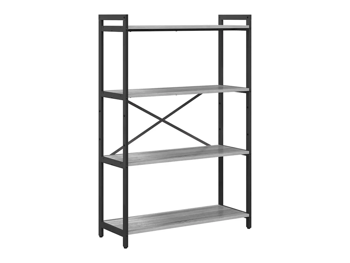 Estantería Gris sonoma 80 x 30 x 118 cm Madera contrachapada