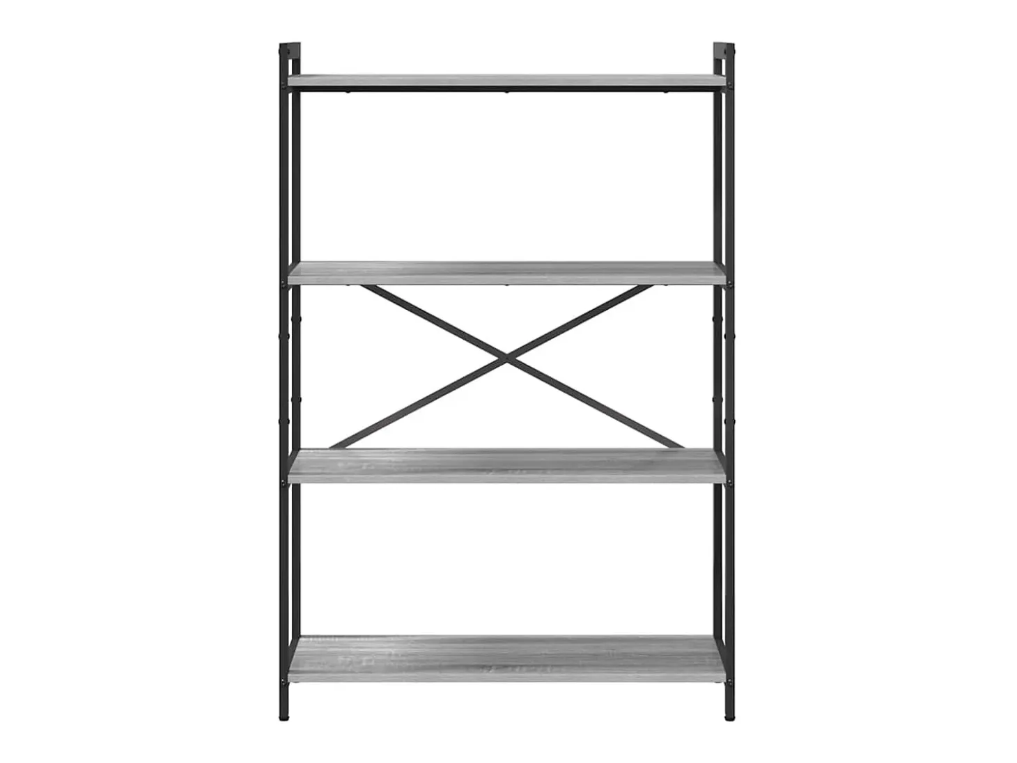 Estantería Gris sonoma 80 x 30 x 118 cm Madera contrachapada