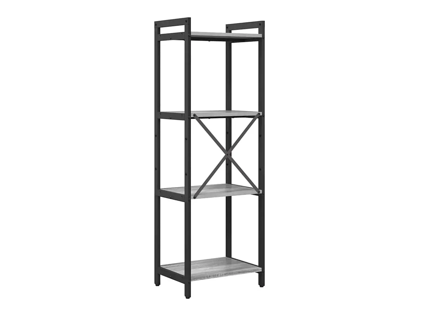 Estantería Gris sonoma 40 x 30 x 118 cm Madera contrachapada