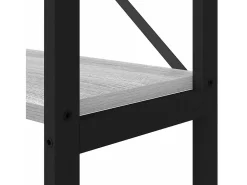 Estantería Gris sonoma 40 x 30 x 153 cm Madera contrachapada