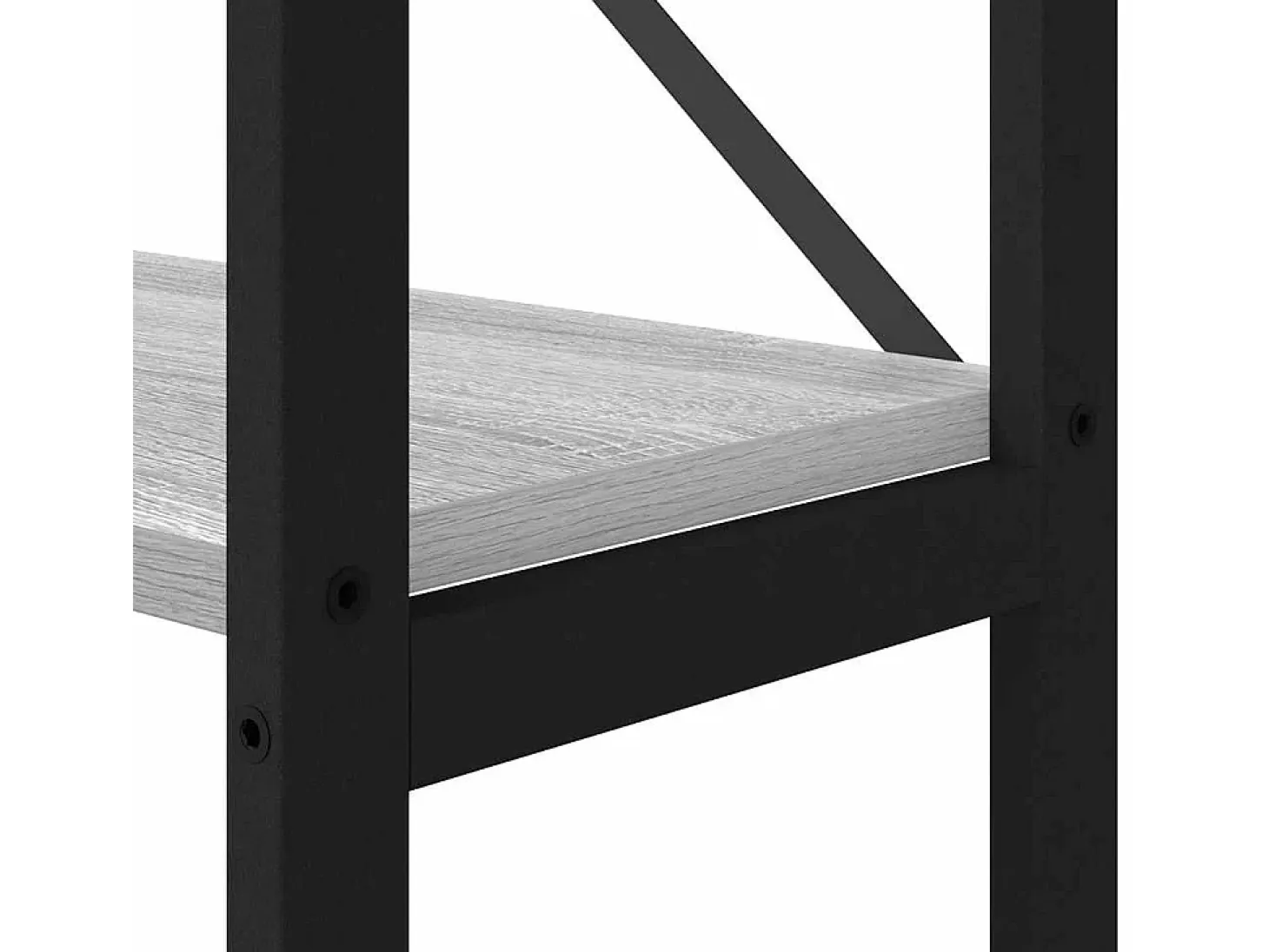 Estantería Gris sonoma 40 x 30 x 153 cm Madera contrachapada