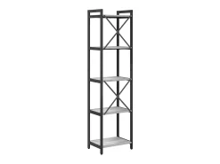 Estantería Gris sonoma 40 x 30 x 153 cm Madera contrachapada
