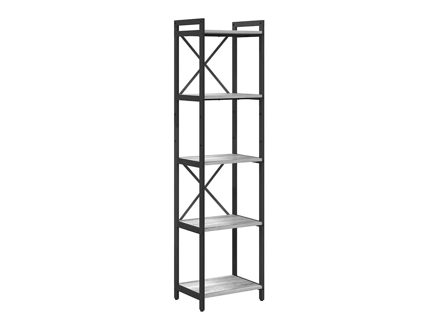 Estantería Gris sonoma 40 x 30 x 153 cm Madera contrachapada