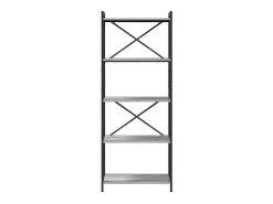 Estantería Gris sonoma 60 x 30 x 153 cm Madera contrachapada