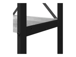 Estantería Gris sonoma 80 x 30 x 153 cm Madera contrachapada