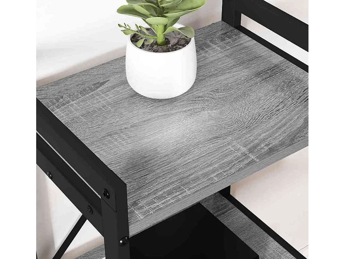 Estantería Gris sonoma 60 x 30 x 83 cm Madera contrachapada