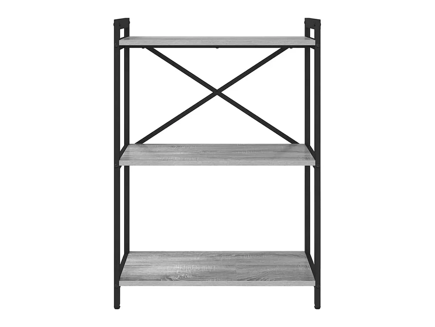 Estantería Gris sonoma 60 x 30 x 83 cm Madera contrachapada