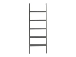 Estantería inclinada de 5 baldas negro 64x35x185 cm ES996681