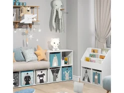 Estantería infantil blanco 72.6x29x72 tetra