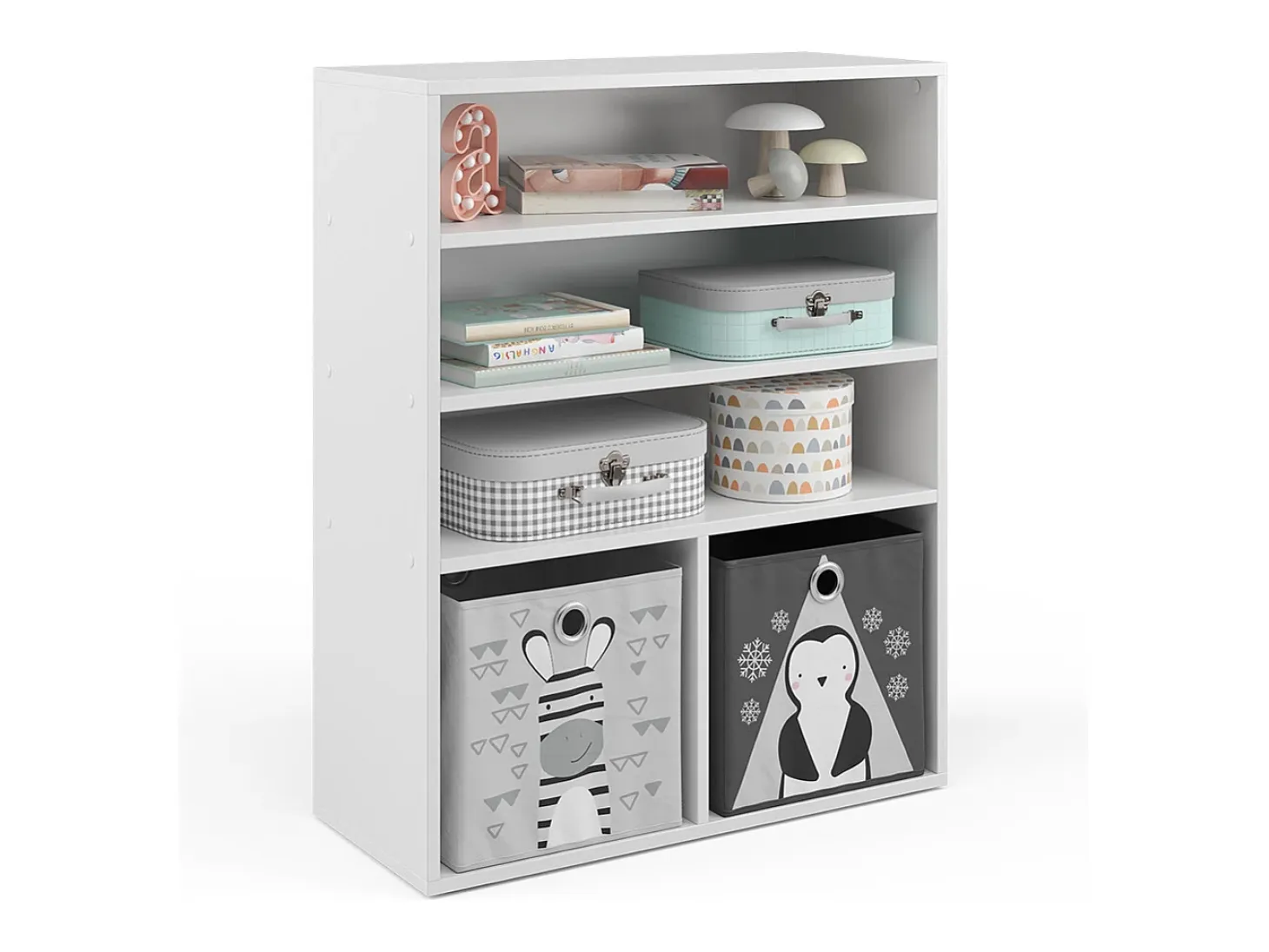 Estantería infantil blanco 72x30.6x90.2 luigi