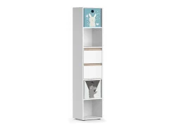 Estantería infantil blanco 36.2x29.9x171 robert