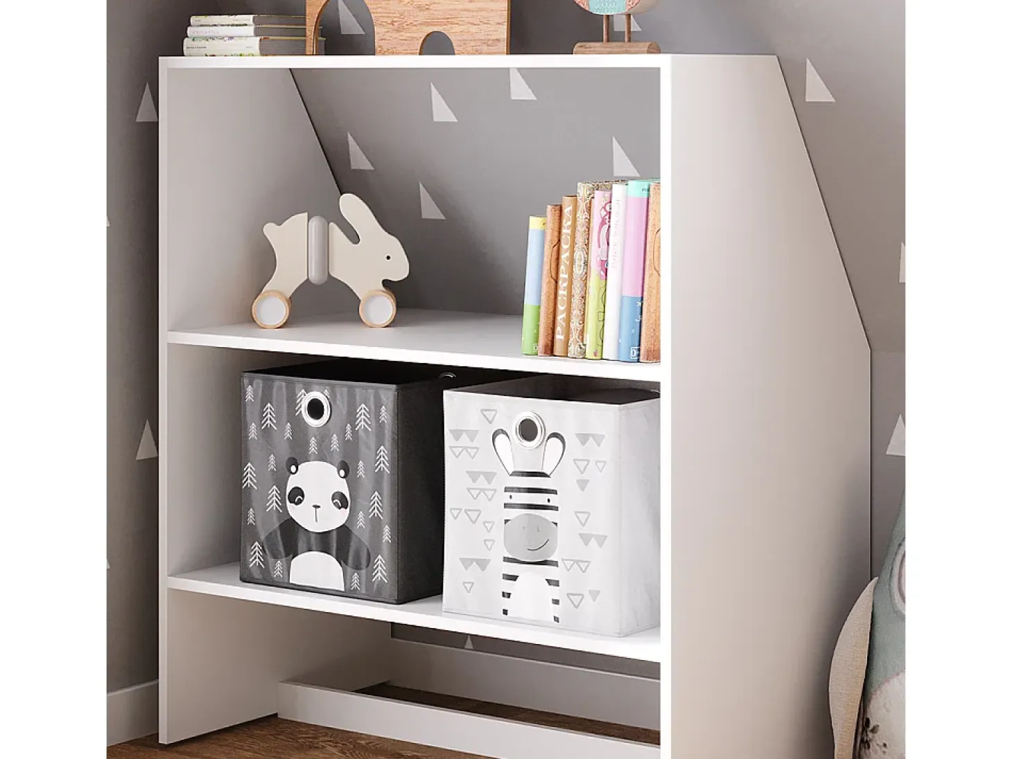 Estantería infantil blanco 90x50x100