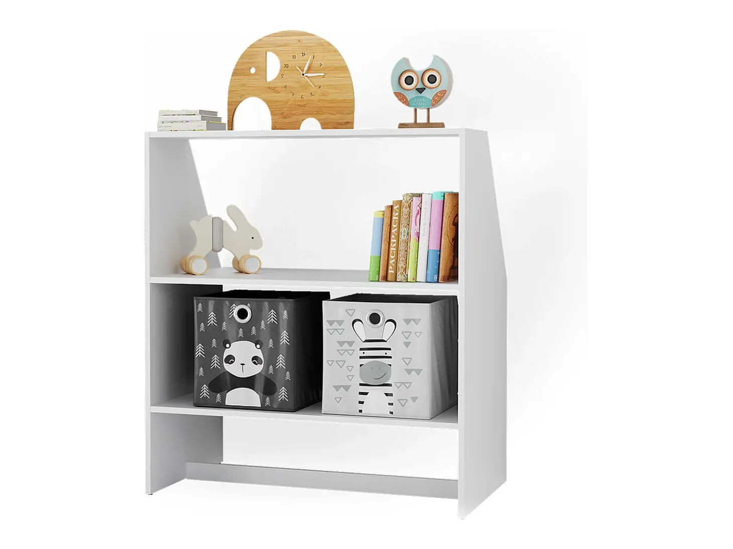 Estantería infantil blanco 90x50x100