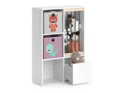 Estantería infantil blanco 29.2x72x107.8 luigi