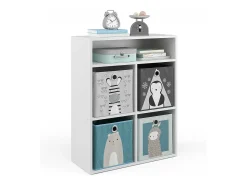 Estantería infantil blanco 72x30.6x90.2 luigi