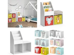 Estantería infantil blanco 30.9x72x79 luigi