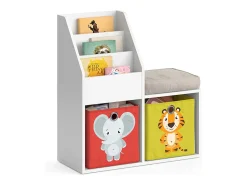 Estantería infantil blanco 30.9x72x79 luigi
