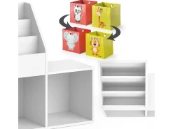 Estantería infantil blanco 30.9x72x79 luigi