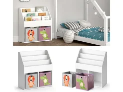 Estantería infantil blanco 72x30.7x79 luigi
