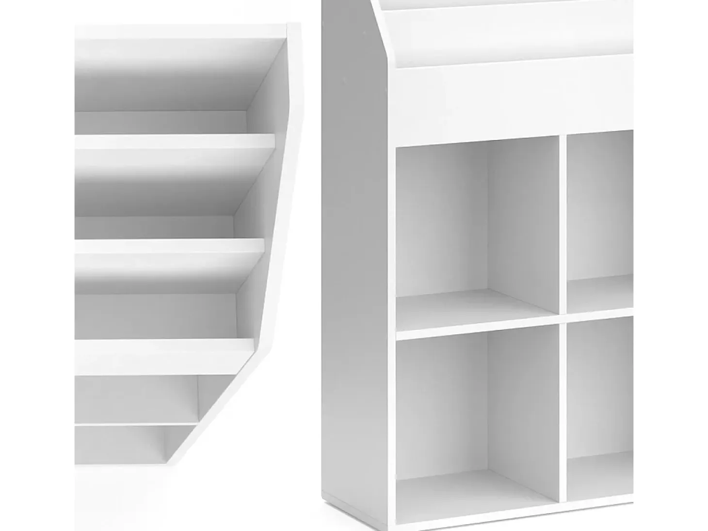 Estantería infantil blanco 107.2x31.2x114.2 luigi