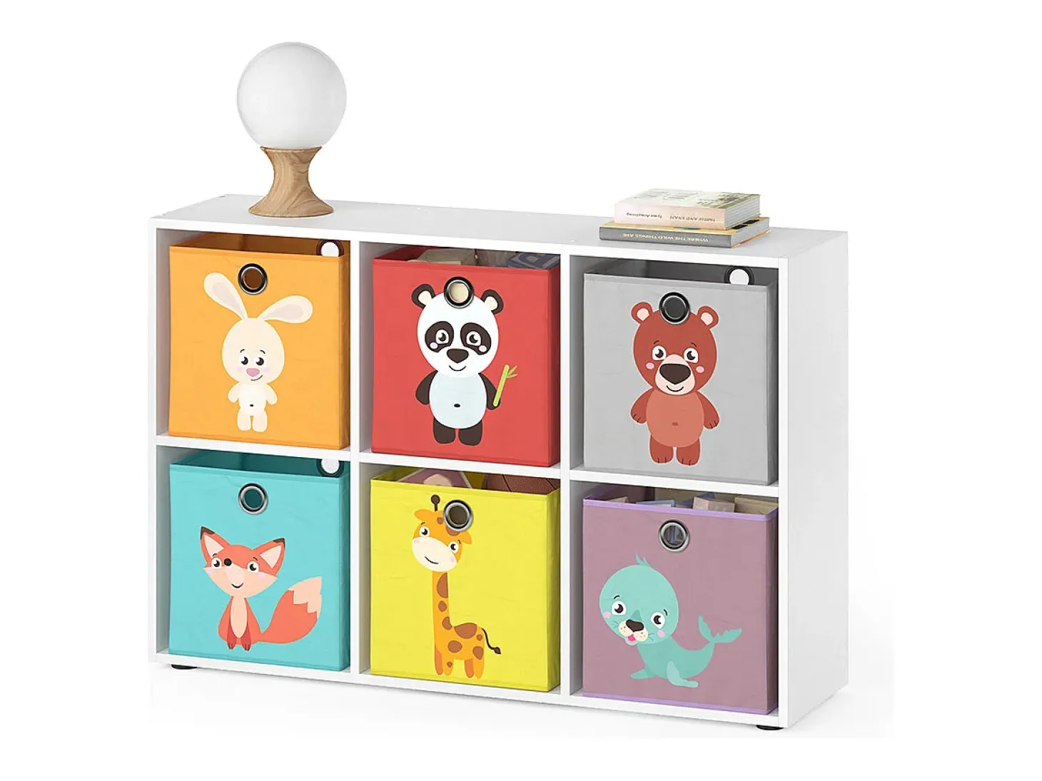 Estantería infantil blanco 72x29x107.8