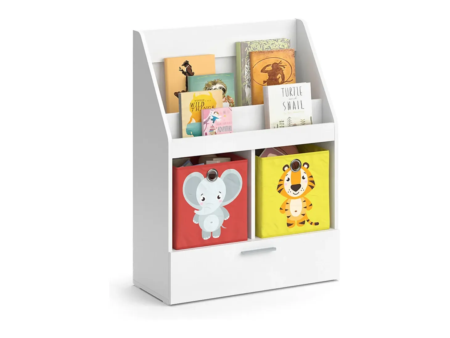Estantería infantil blanco 72x31.2x96.2 luigi