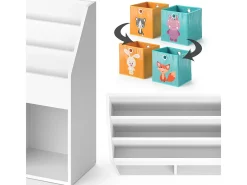 Estantería infantil blanco 72x30.7x79 luigi