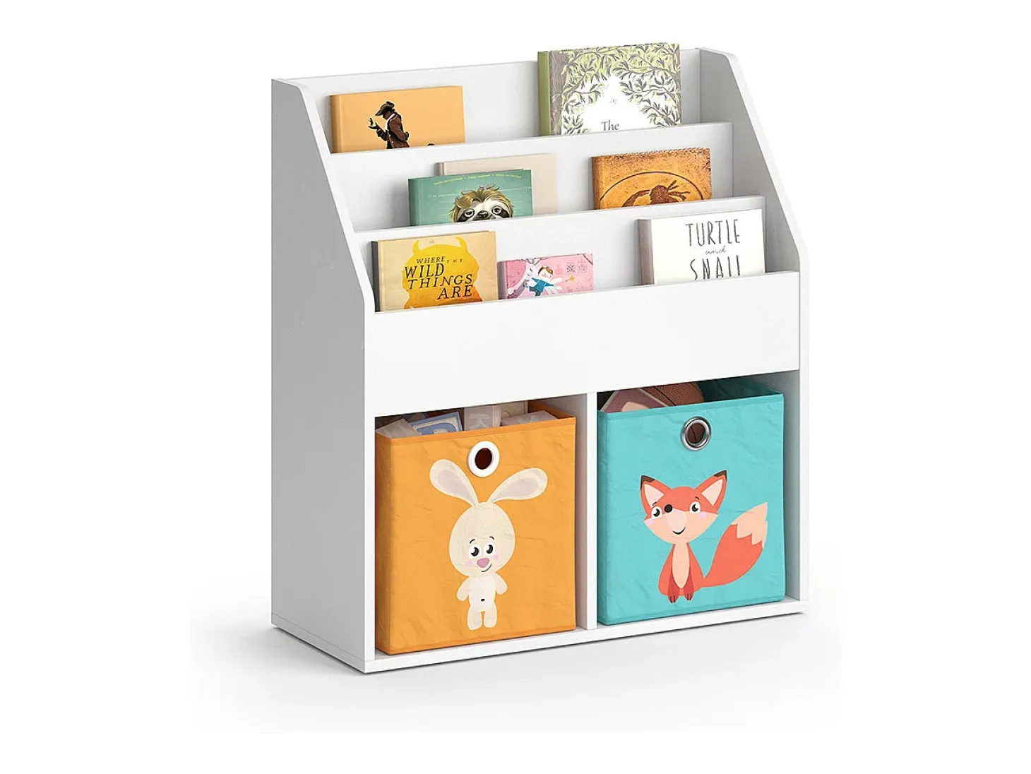 Estantería infantil blanco 72x30.7x79 luigi