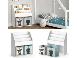Estantería infantil blanco 72x30.7x79 luigi